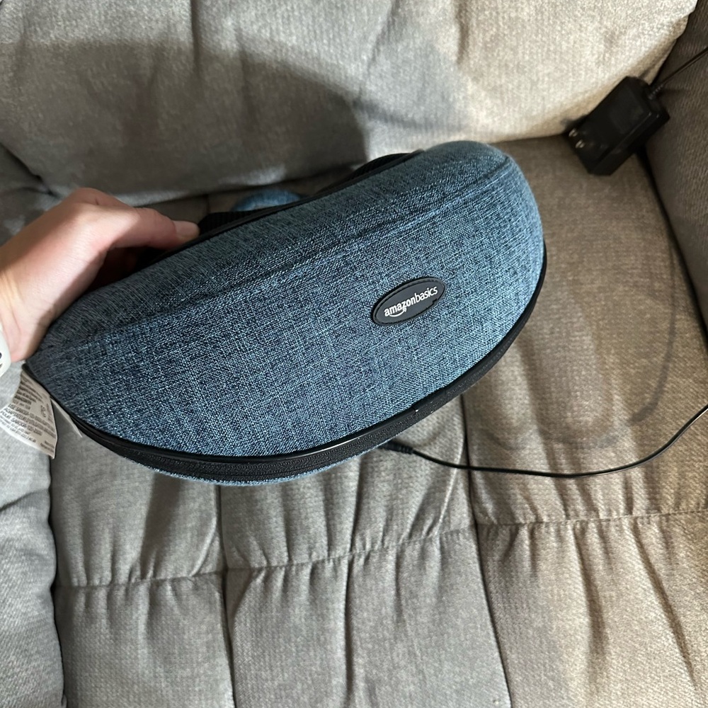 AmazonBasics Blue Neck Pillow